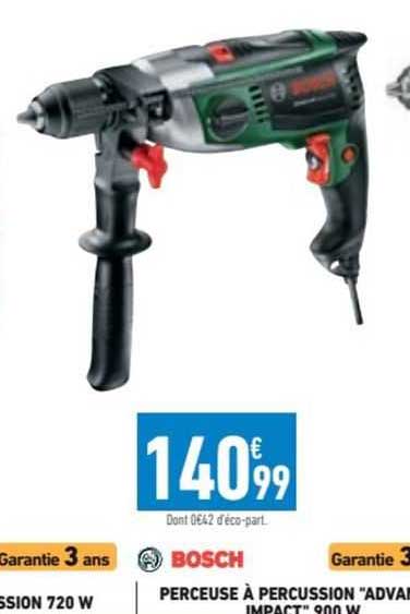 perceuse à percussion "advance impact" 900w bosch