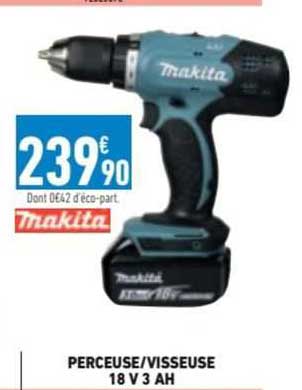perceuse/visseuse 18v 3Ah makita