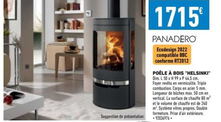 Poêle à Bois "helsinki"