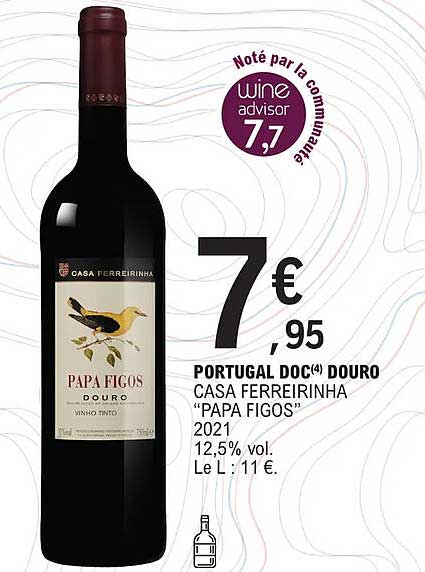 portugal doc douro casa ferreirinha "papa figos" 2021