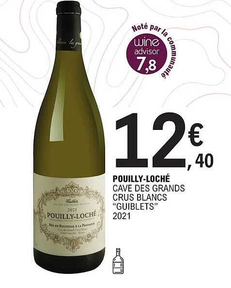 pouilly-loché cave des grands crus blancs "guiblets" 2021