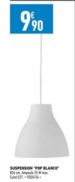 suspension "pop blanco"