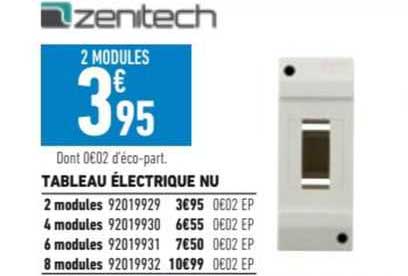 Tableau électrique Nu Zenitech