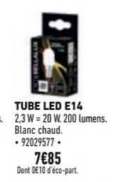 tube led e14