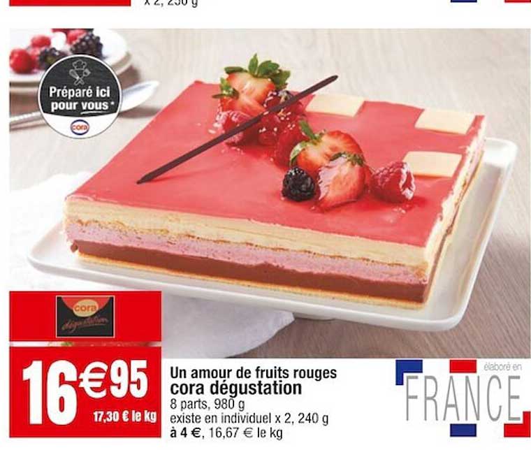 Un Amour De Fruits Rouges Cora Dégustation