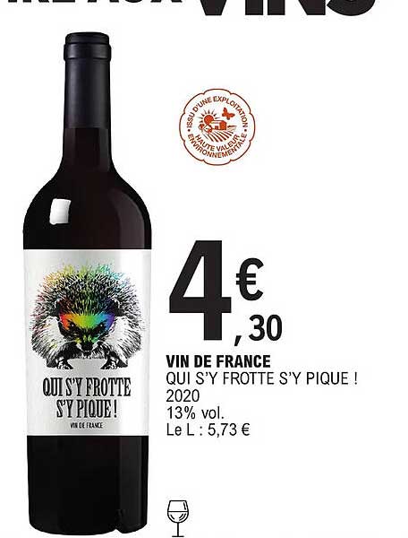 vin de france qui s'y frotte s'y pique ! 2020