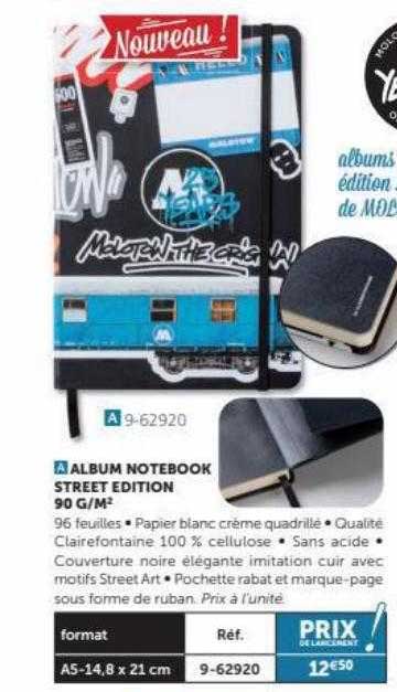 album notebook street édition 90 g-m²