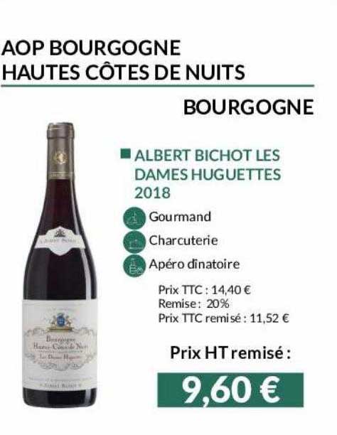 aop bourgogne hautes côtes de nuits albert bichot les dames huguettes 2018