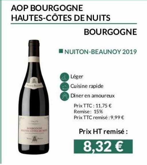 aop bourgogne hautes-côtes de nuits nuiton-beaunoy 2019