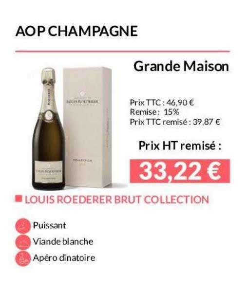 aop champagne grande maison louis roederer brut collection