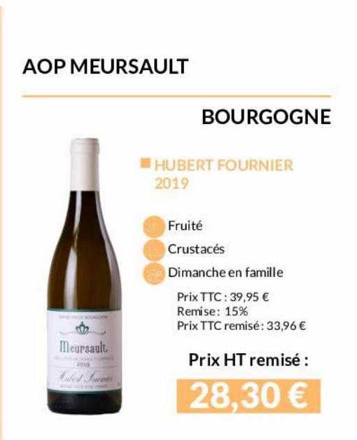 aop meursault bourgogne hubert fournier 2019
