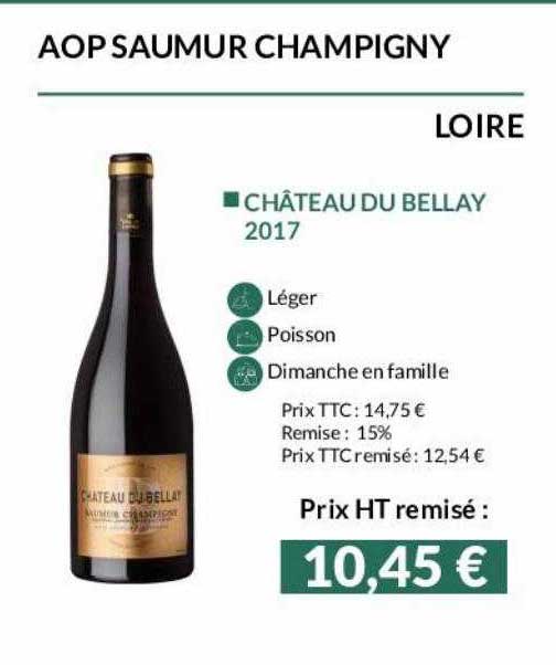 aop saumur champigny loire château du bellay 2017