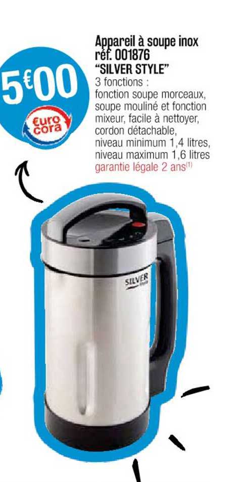 appareil à soupe ino réf. 001876 "silver style"