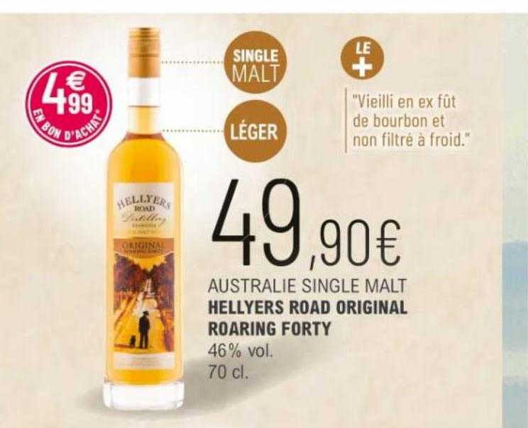 australie single malt hellyers road original roaring forty