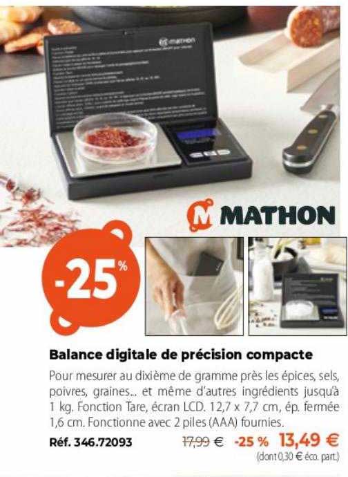 balance digitale de précision compacte