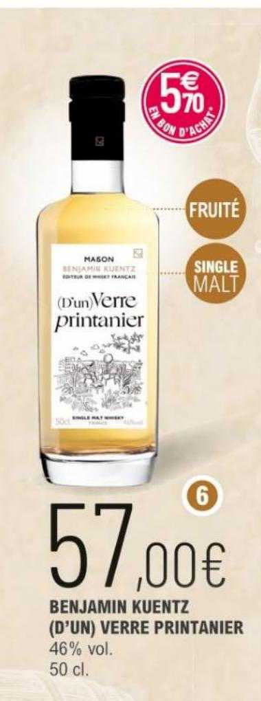 benjamin kuentz (d'un) verre printanier