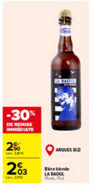 bière blonde la raoul