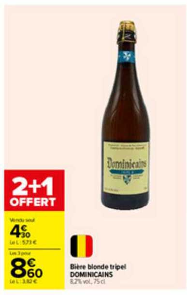 bière blonde tripel dominicains