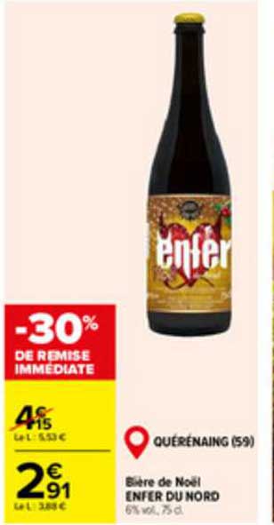 bière de noël enfer du nord