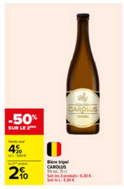 bière tripel carolus
