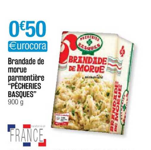 brandade de morue parmentière "pêcheries basques"