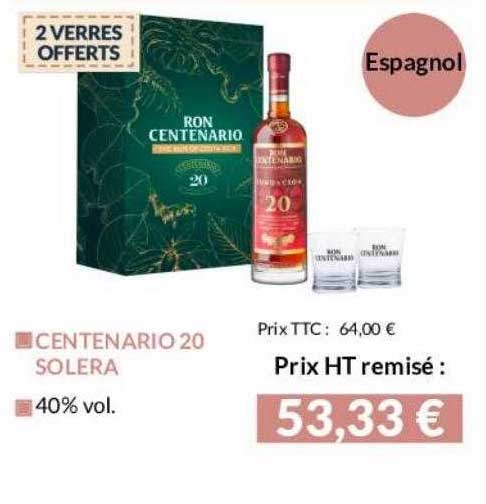 centenario 20 solera