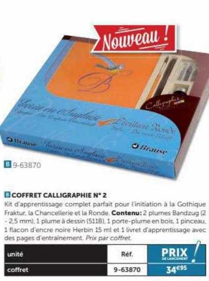 Coffret Calligraphie N°2