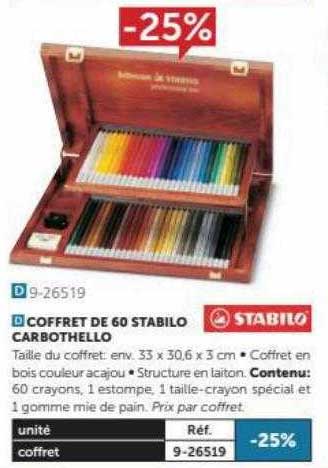 Coffret De 60 Stabilo Carbothello