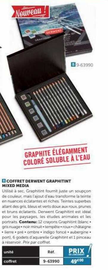 coffret derwent graphitint mixed media