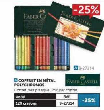 Coffret En Métal Polychromos