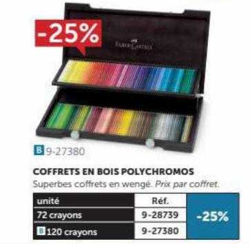 Coffrets En Bois Polychromos