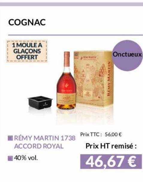 cognac rémy martin 1738 accord royal