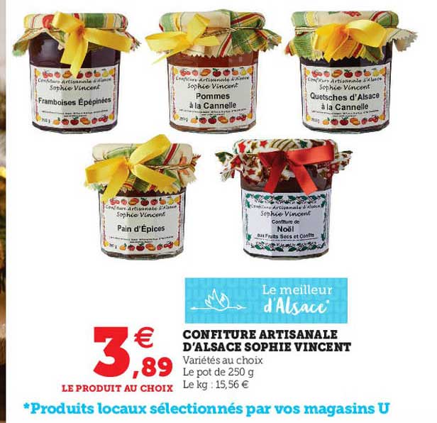 confiture artinsanale d'alsace sophie vincent