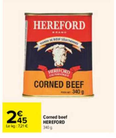 corned beef hereford