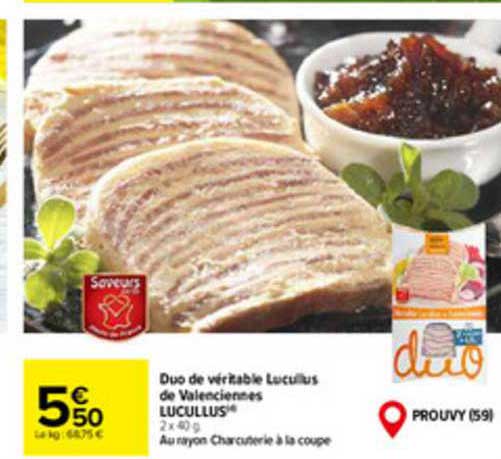 Duo De Véritable Lucullus De Valenciennes Lucullus