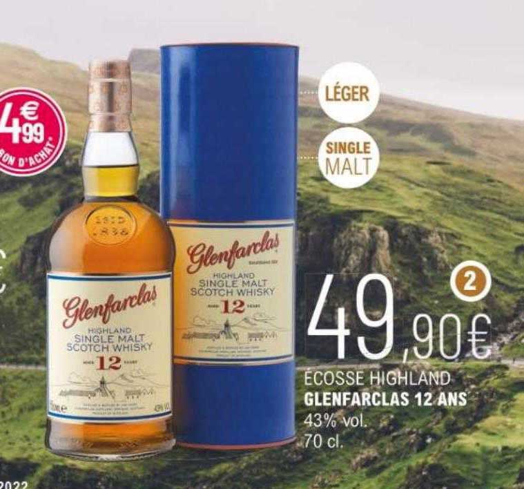 écosse highland glenfarclas 12 ans