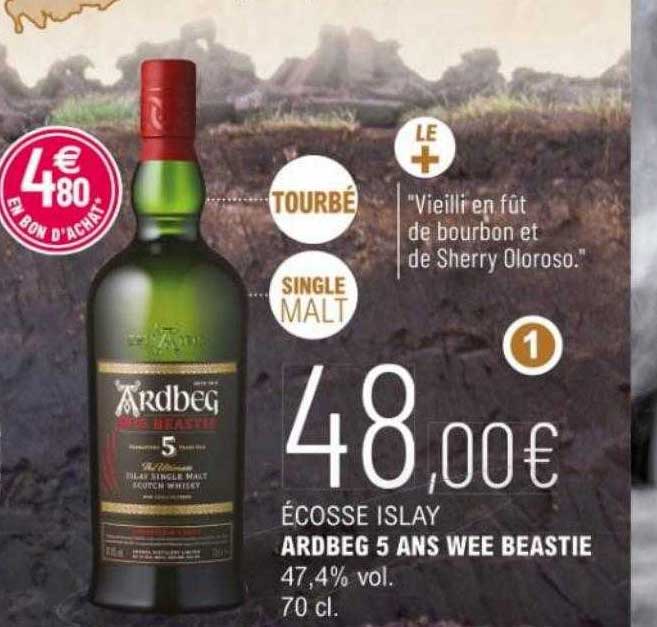 écosse islay ardbeg 5 ans wee beastie