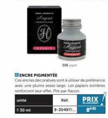 encre pigmentée