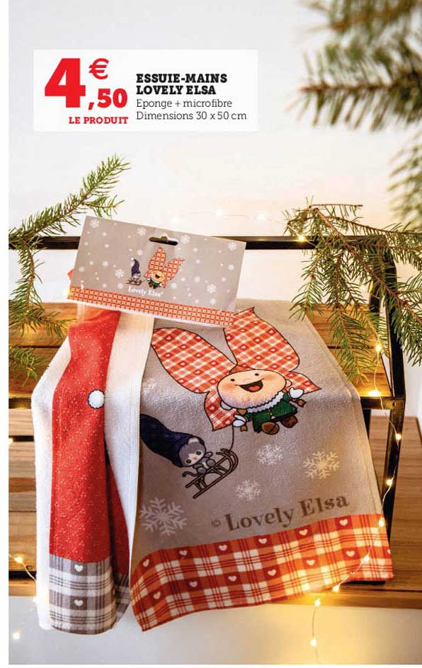 essuie-mains lovely elsa