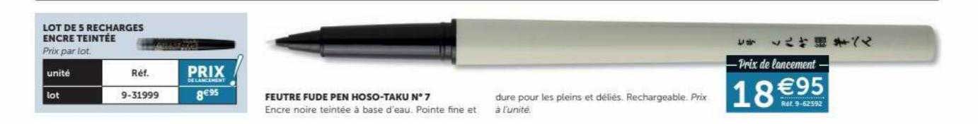 feutre fude pen hoso-taku n°7