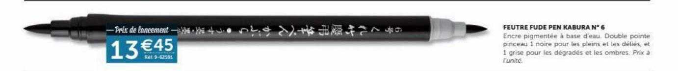 feutre fude pen kabura n°6