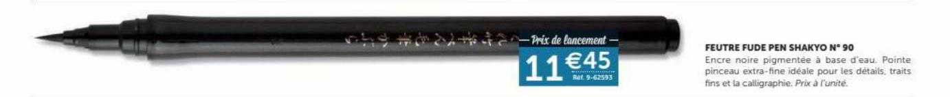 feutre fude pen shakyo n°90