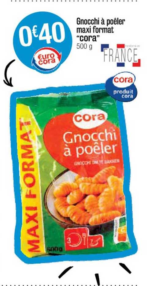gnocchi à poêler maxi format "cora"