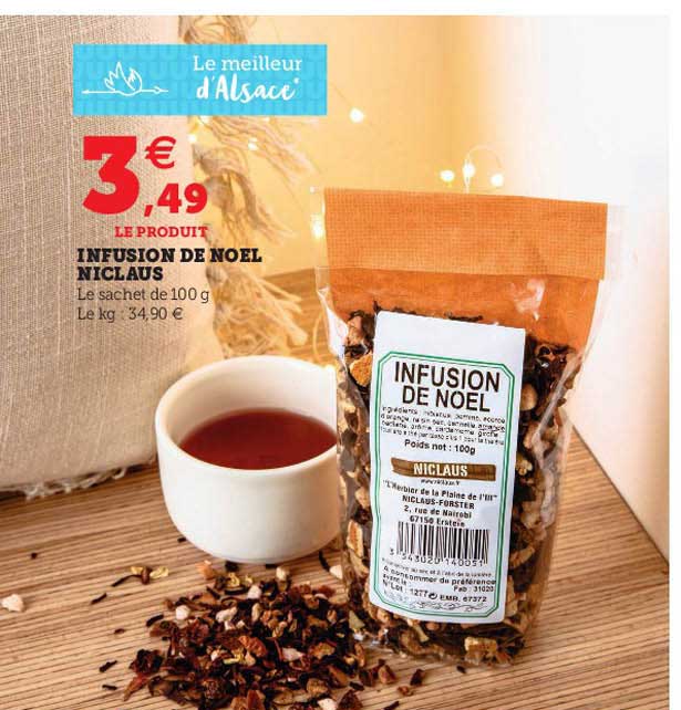 infusion de noël niclaus