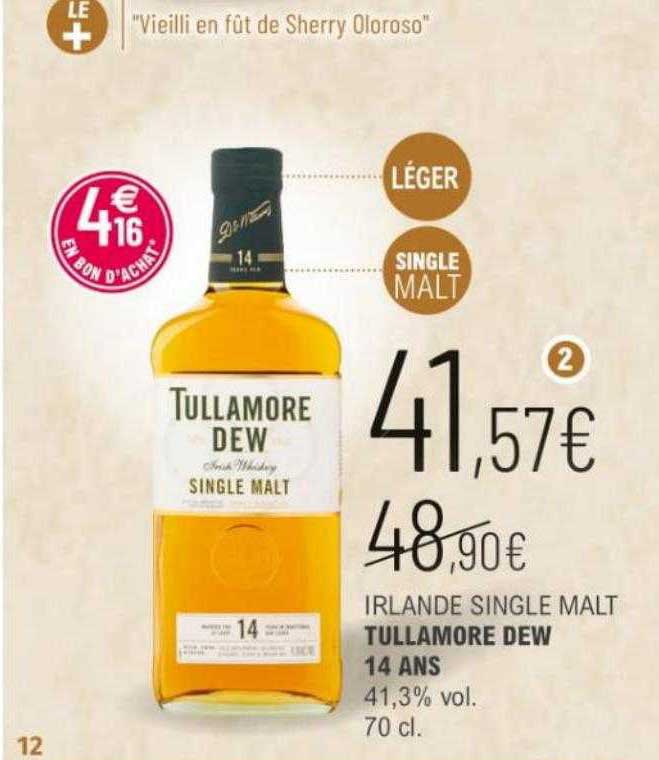 irlande single malt tullamore dew