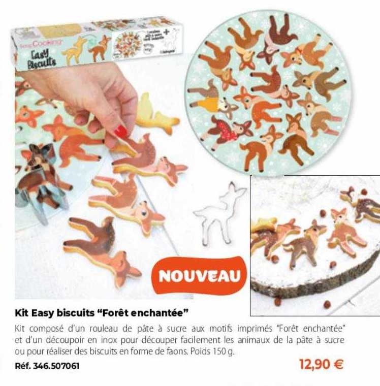 kit easy biscuits "forêt enchantée"