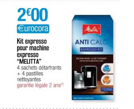 Kit Expresso Pour Machine Expresso "melitta"