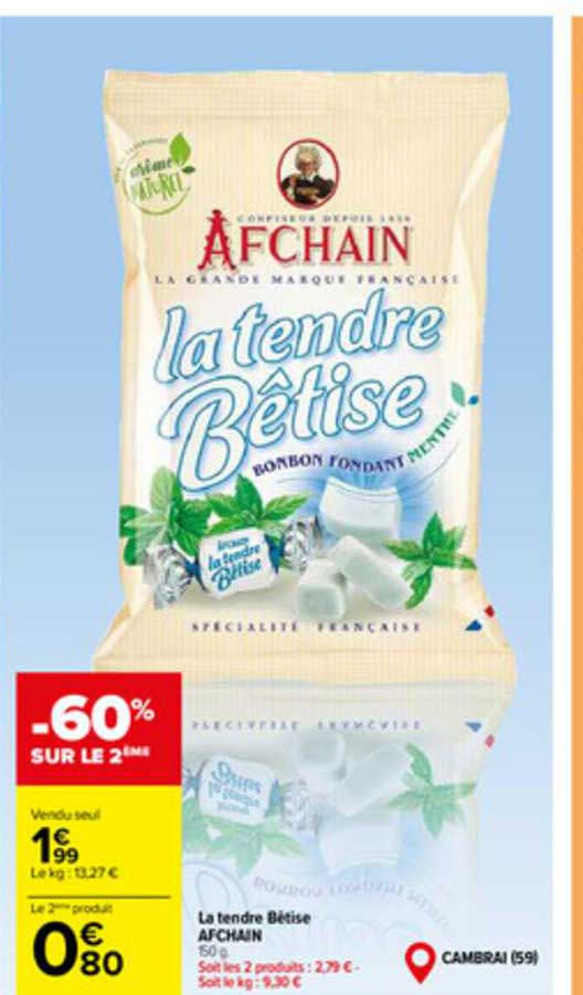 la tendre bêtise afchain