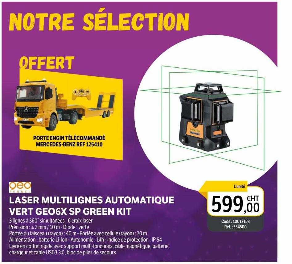 laser multilignes automatique vert geo6x sp green kit