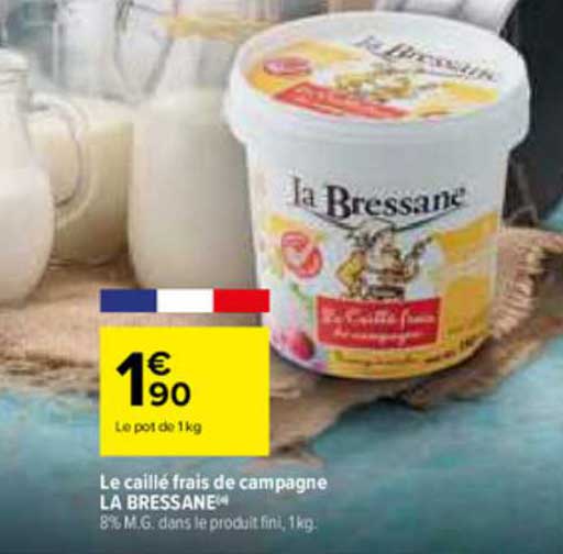 Le Caillé Frais De Campagne La Bressane